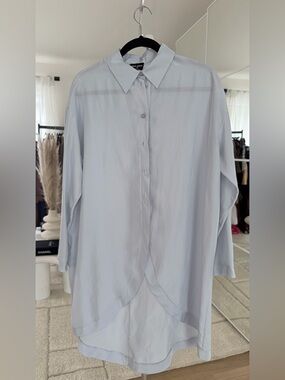 Giorgio Armani Pale Blue Button-Down Shirt